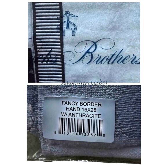 BROOKS BROTHERS Hand Turkish Towels Set Of 2 - Picture 5 of 6